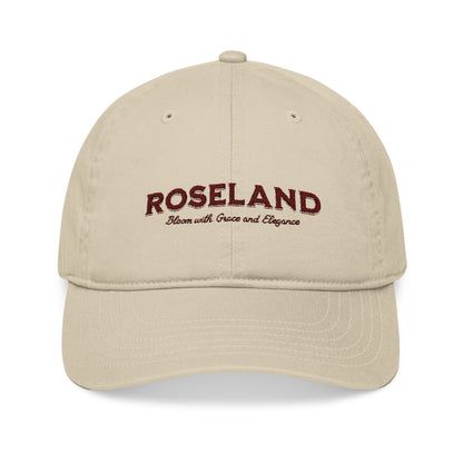 Embroidered Organic Baseball Cap - 'Roseland' Style & Comfort