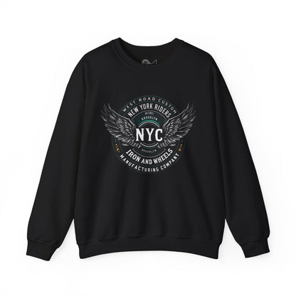 New York Riders Unisex Heavy Blend™ Crewneck Sweatshirt - StyleMZ - Stylemz