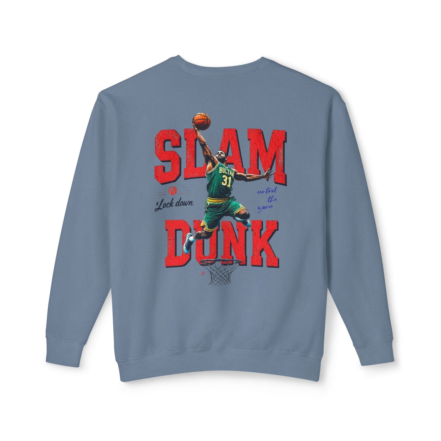 Slam Dunk Unisex Lightweight Crewneck Sweatshirt - StyleMZ