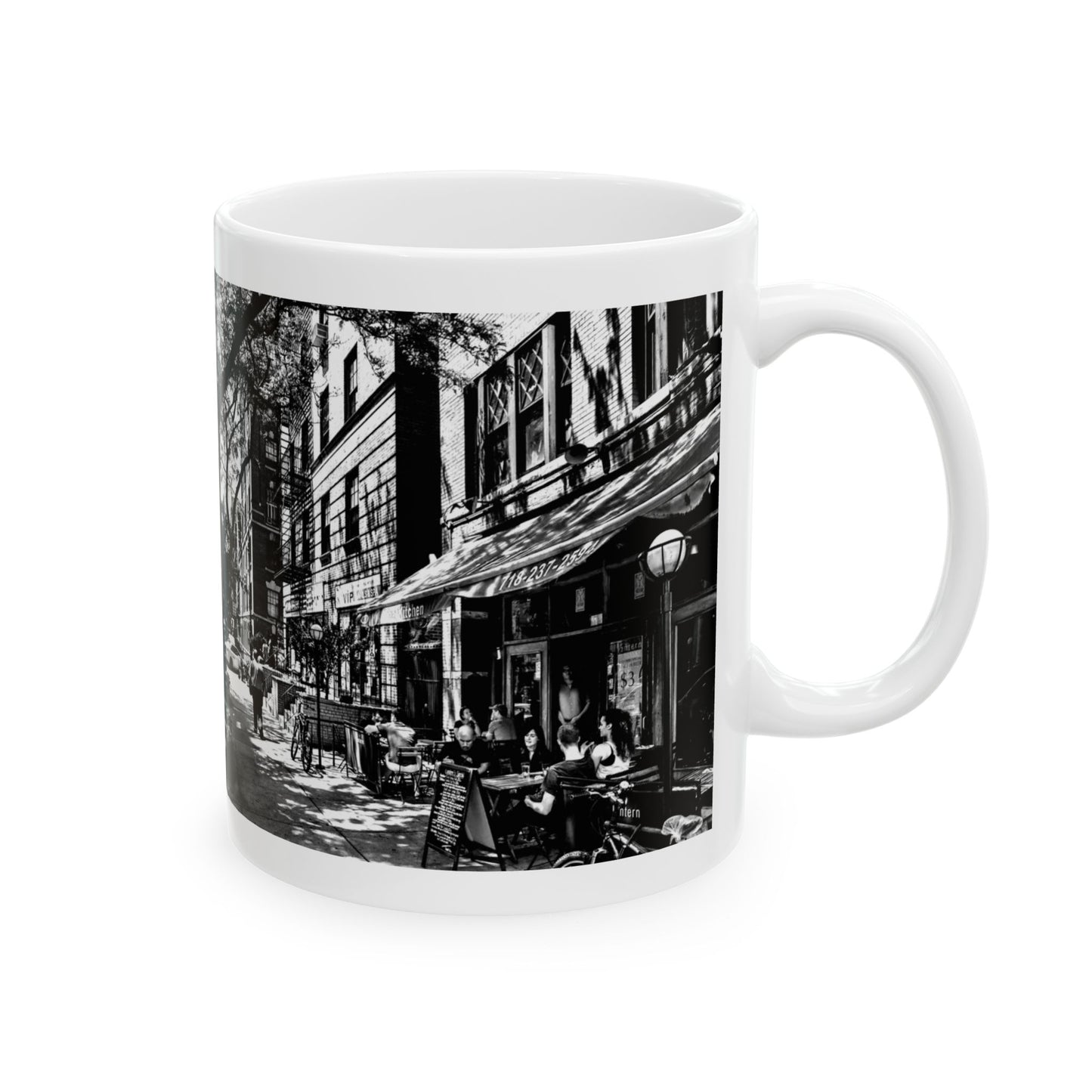 Brooklyn Ceramic Mug, (11oz, 15oz) - StyleMZ