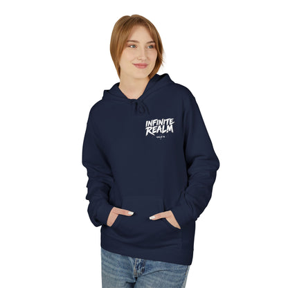 Unisex Infinite Realm Fleece Hoodie - Cozy Streetwear for All Seasons