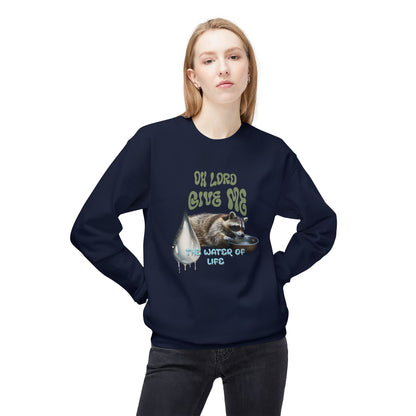 Korea -  The water of life Unisex Midweight Softstyle Fleece Crewneck Sweatshirt  - StyleMZ