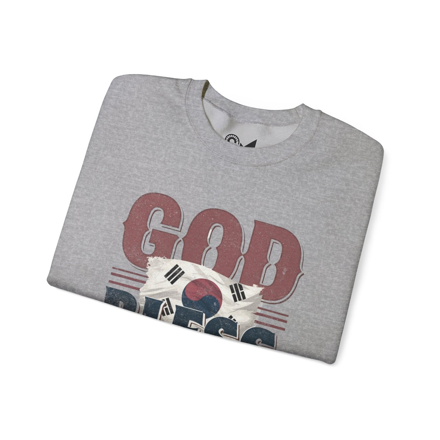 God bless Korea Unisex Heavy Blend™ Crewneck Sweatshirt - StyleMZ