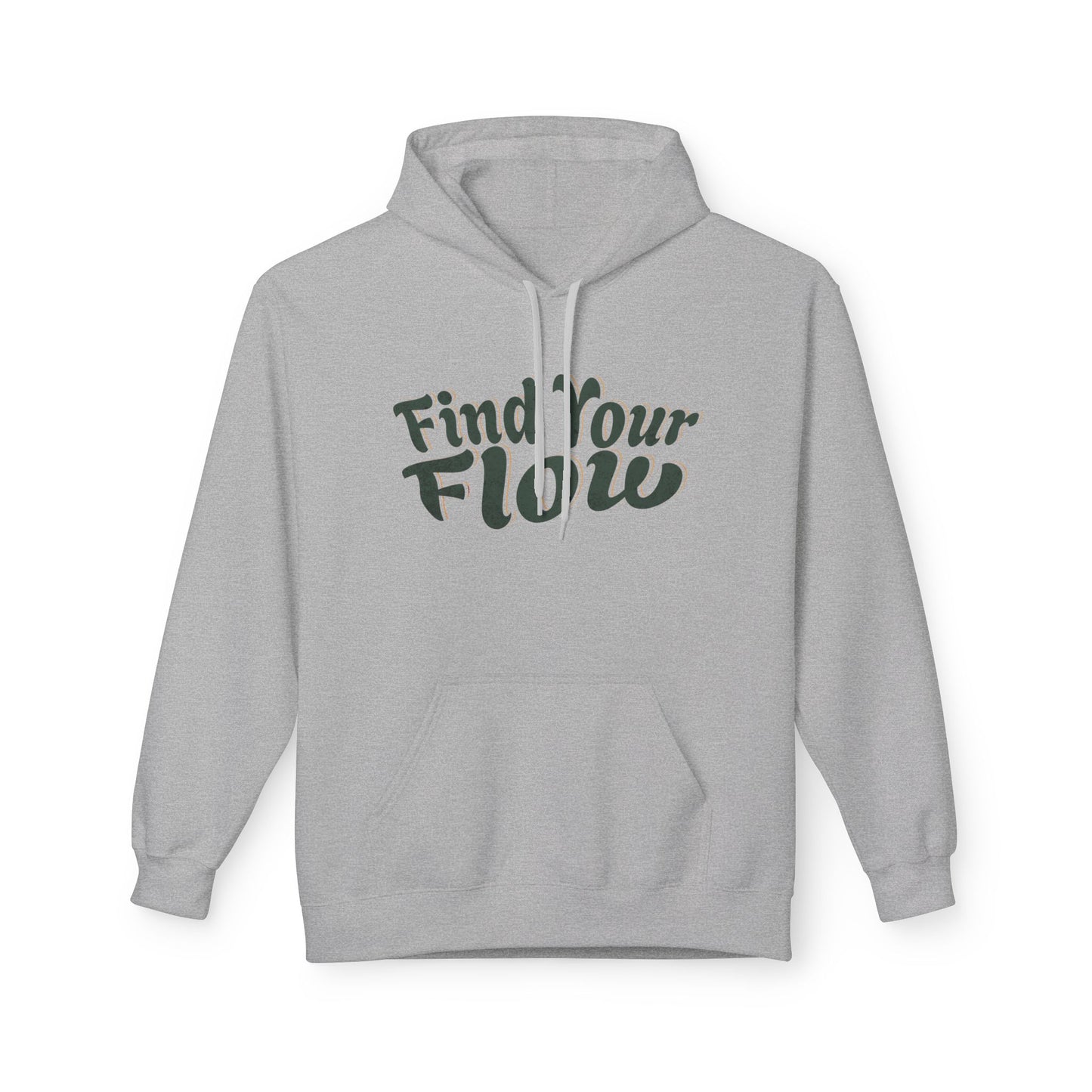 Find your flow Unisex Midweight Softstyle Fleece Hoodie - StyleMZ