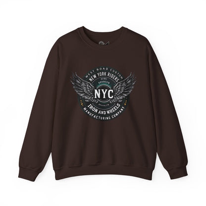 New York Riders Unisex Heavy Blend™ Crewneck Sweatshirt - StyleMZ - Stylemz