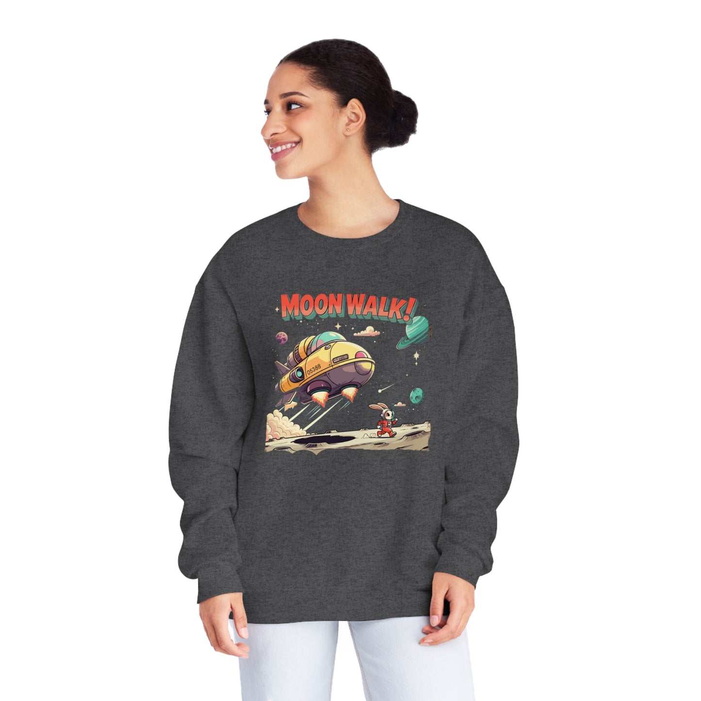 StyleMZ -  Moonwalk Unisex NuBlend® Crewneck Sweatshirt  - StyleMZ