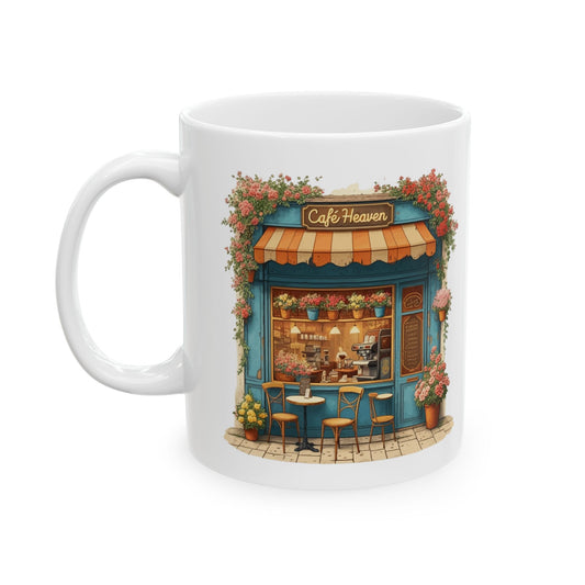 Cafe heaven Ceramic Mug, (11oz, 15oz) - StyleMZ - Stylemz