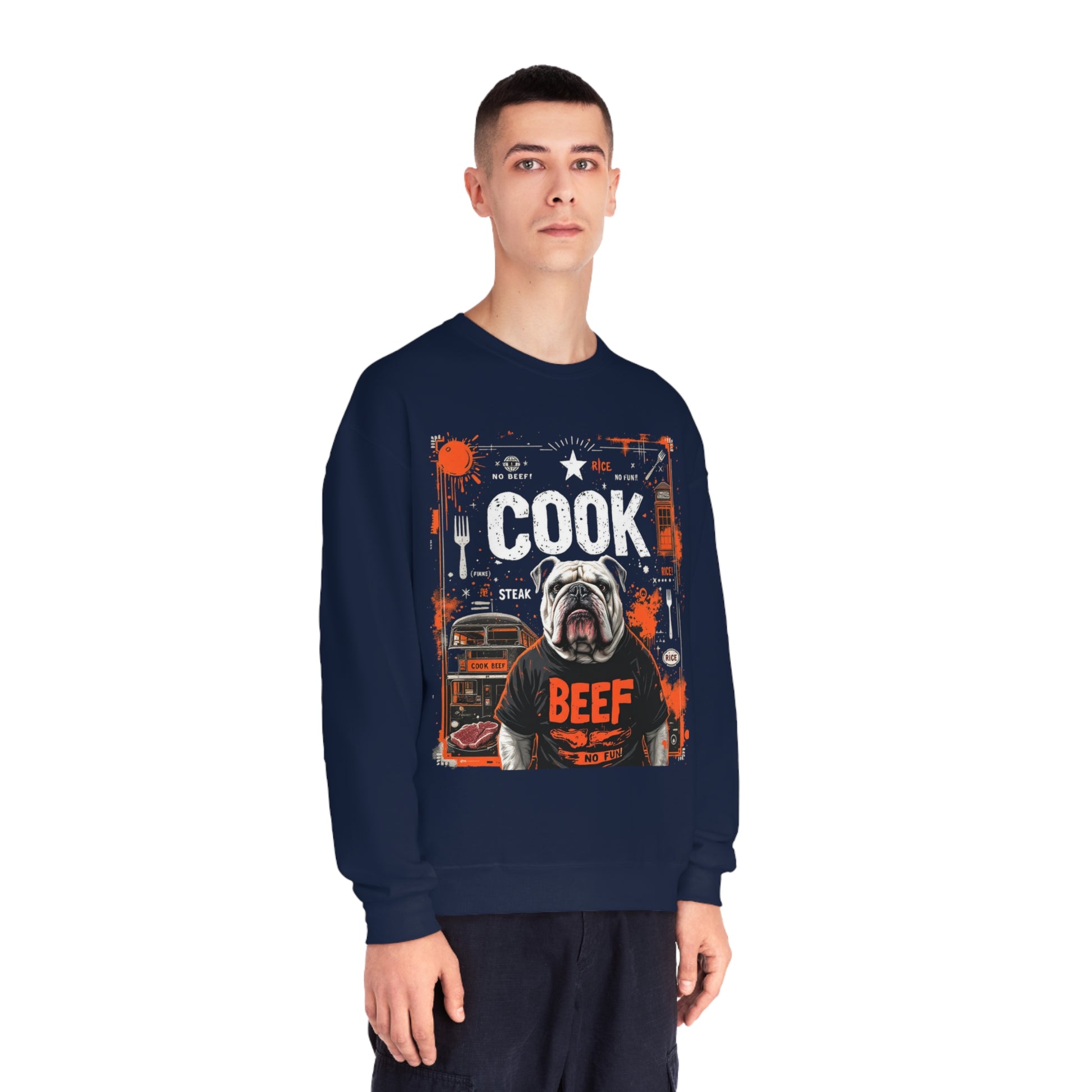 Cook beef Unisex NuBlend® Crewneck Sweatshirt - StyleMZ-Stylemz