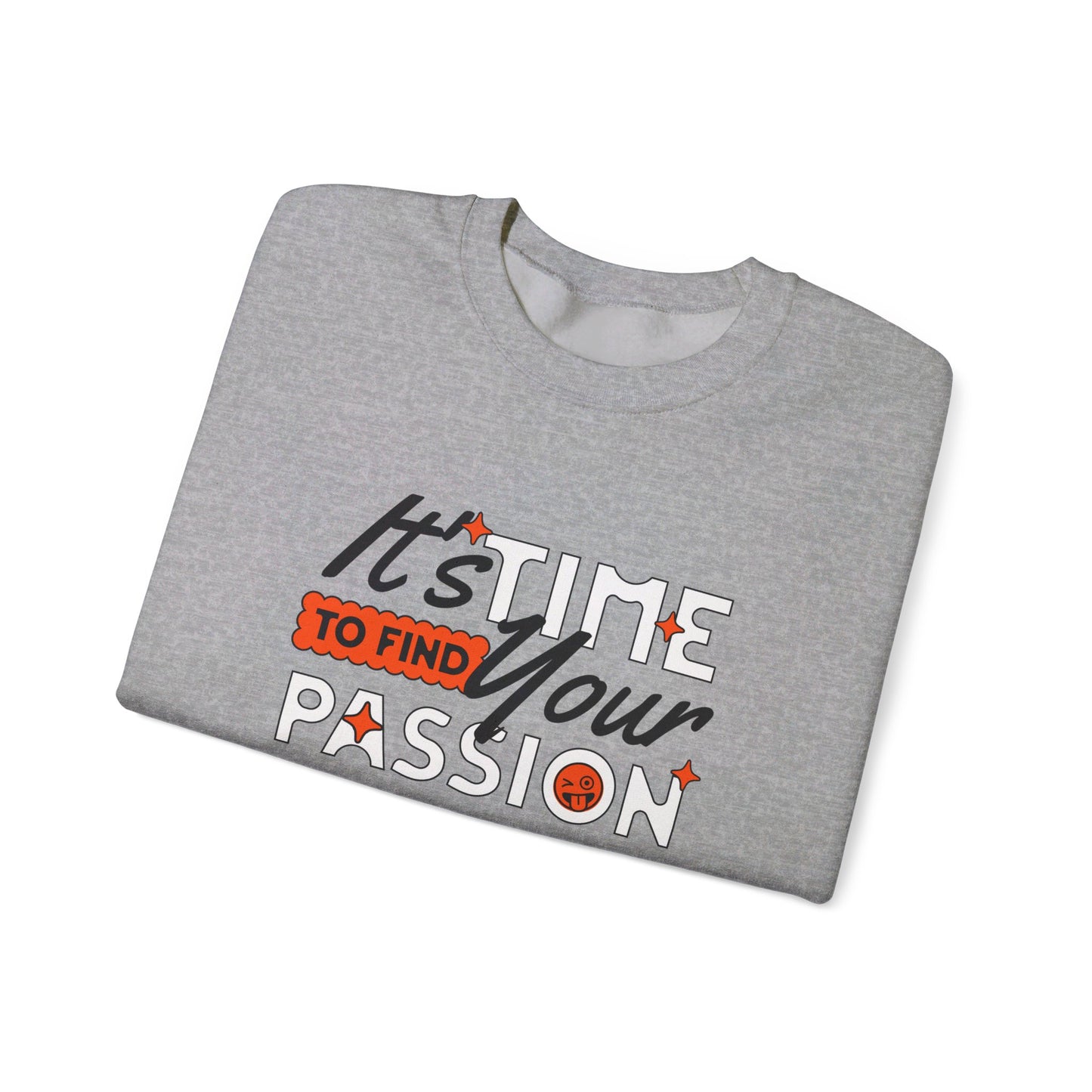 Korea -  It's time find your passion Unisex Heavy Blend™ Crewneck Sweatshirt  - StyleMZ