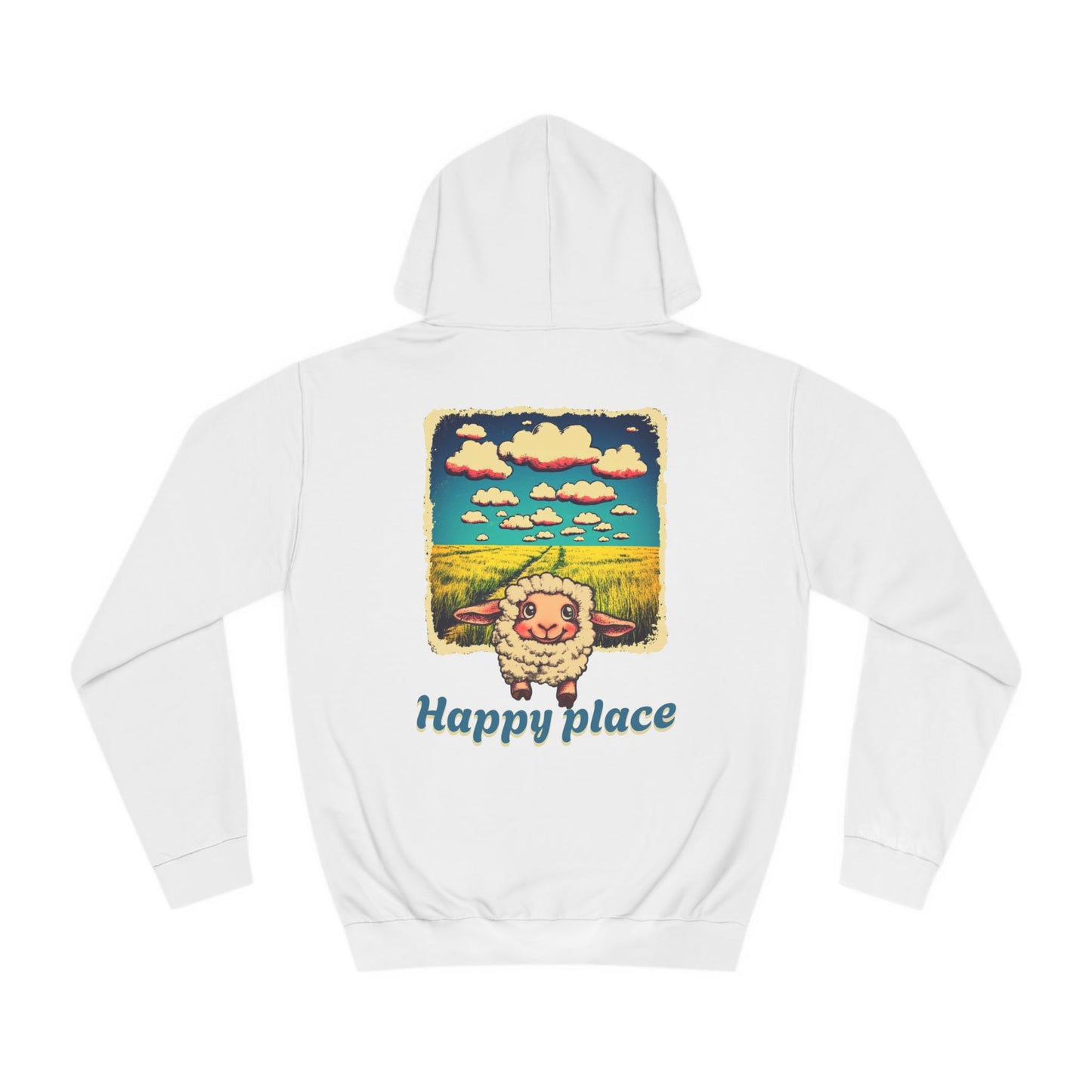 Korea -  Happy place Unisex College Hoodie  - StyleMZ