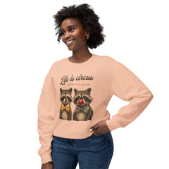 Korea -  Life is circus Unisex Lightweight Crewneck Sweatshirt  - StyleMZ