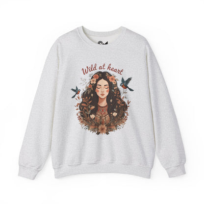 Wild at heart Unisex Heavy Blend™ Crewneck Sweatshirt - StyleMZ