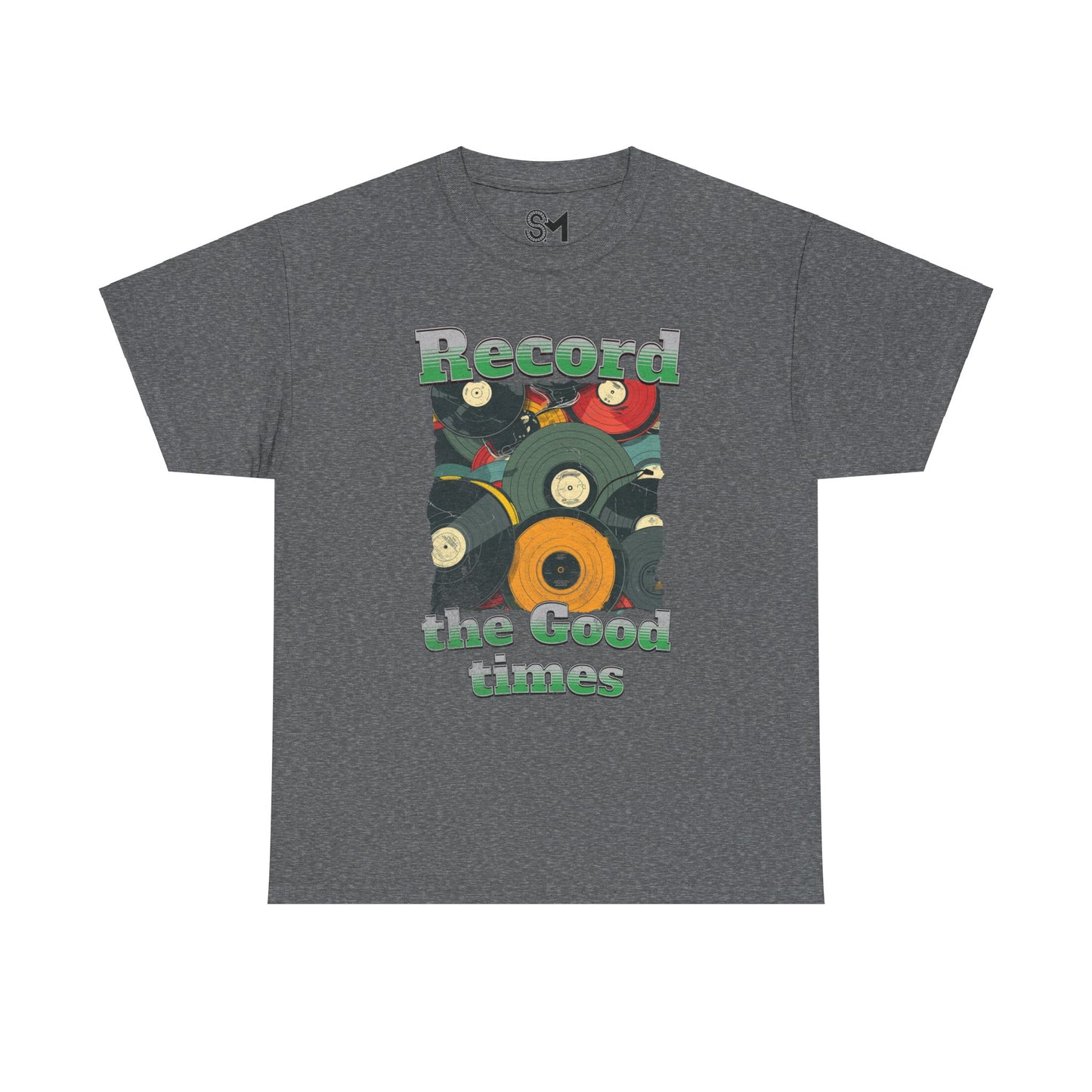 Record the good times Unisex Heavy Cotton Tee - StyleMZ