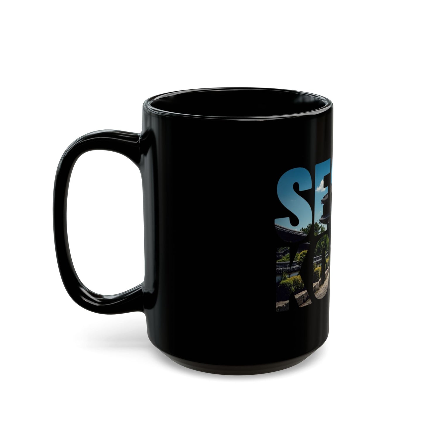 Seoul Korea Black Mug (11oz, 15oz) - StyleMZ