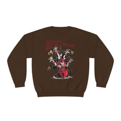 Korea -  Jazz cat's groove Unisex NuBlend® Crewneck Sweatshirt  - StyleMZ