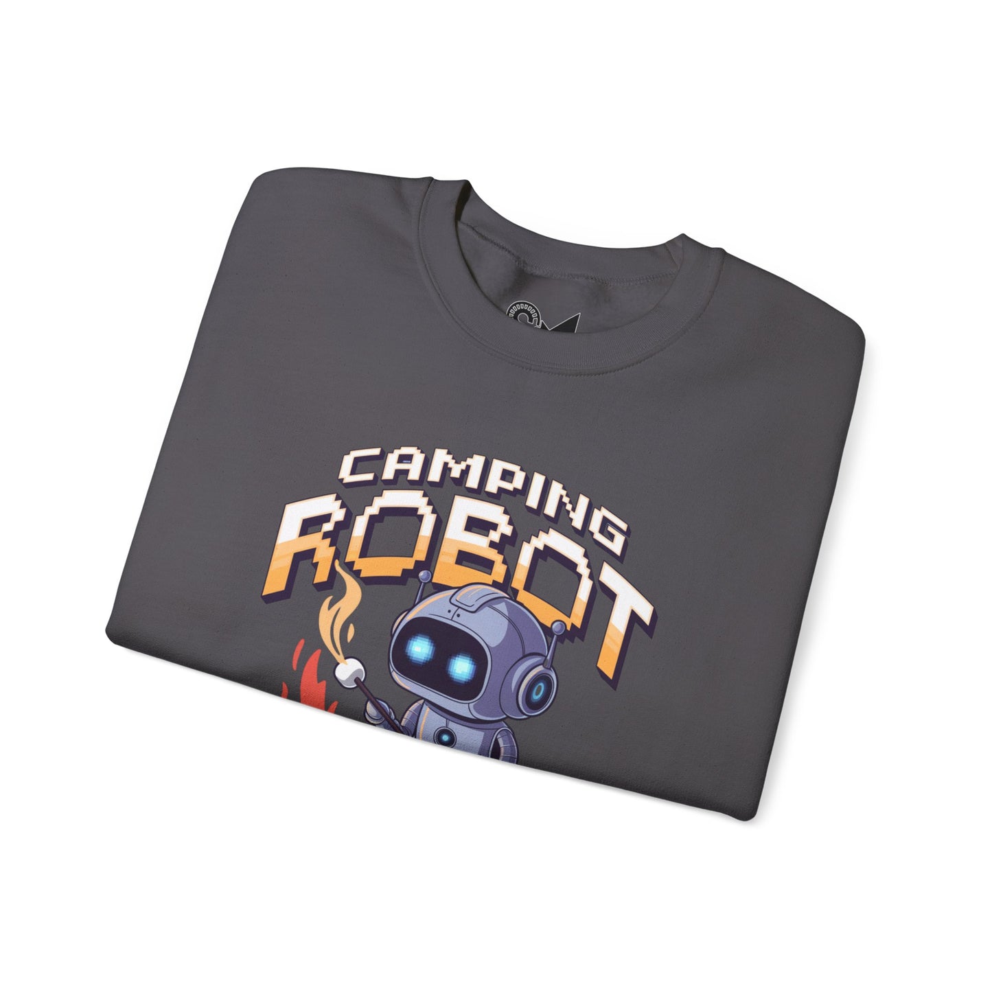 Camping robot Unisex Heavy Blend™ Crewneck Sweatshirt - StyleMZ