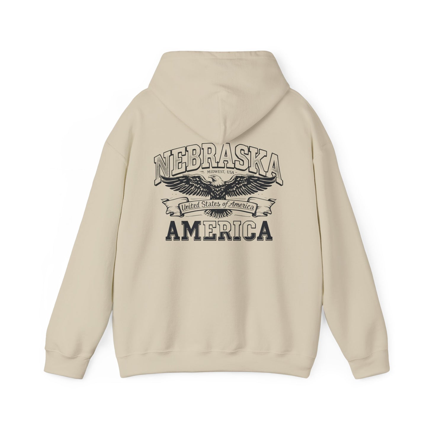 Nebraska Unisex Heavy Blend™ Hooded Sweatshirt - StyleMZ