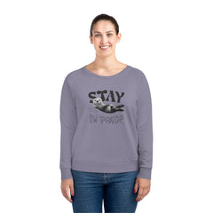 Korea -  Stay in peace Women's Dazzler Relaxed Fit Sweatshirt  - StyleMZ