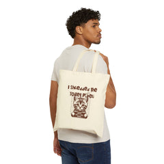 Korea -  I shredded the toilet paper.Cotton Canvas Tote Bag  - StyleMZ