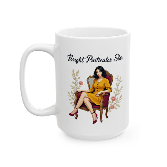 Korea -  Bright Particular Star Ceramic Mug, (11oz, 15oz)  - StyleMZ