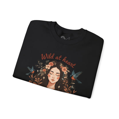 Wild at heart Unisex Heavy Blend™ Crewneck Sweatshirt - StyleMZ