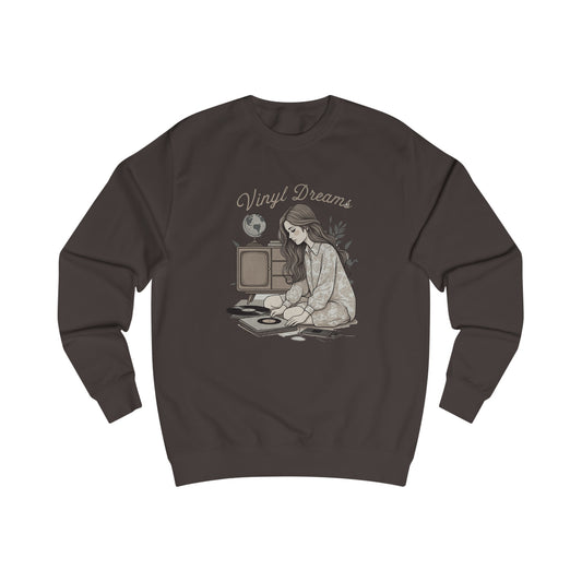 Vinyl Dreams Unisex Sweatshirt - Korea - StyleMZ - Stylemz