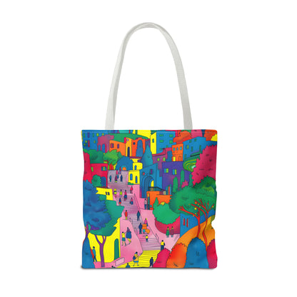 The hillside village in Korea Tote Bag (AOP) - StyleMZ