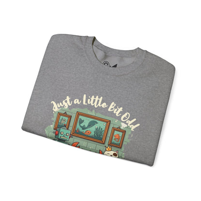 Just a little bit odd Unisex Heavy Blend™ Crewneck Sweatshirt - StyleMZ