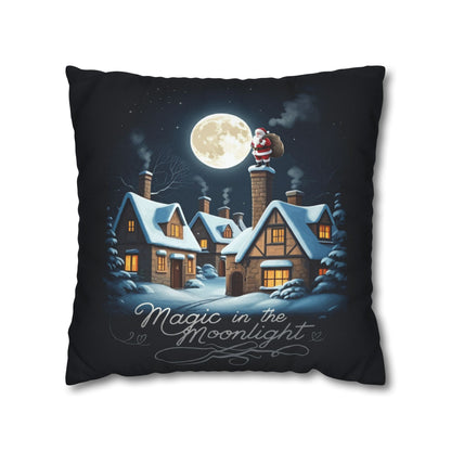 StyleMZ -  Magic in the moonlight Spun Polyester Square Pillowcase  - StyleMZ