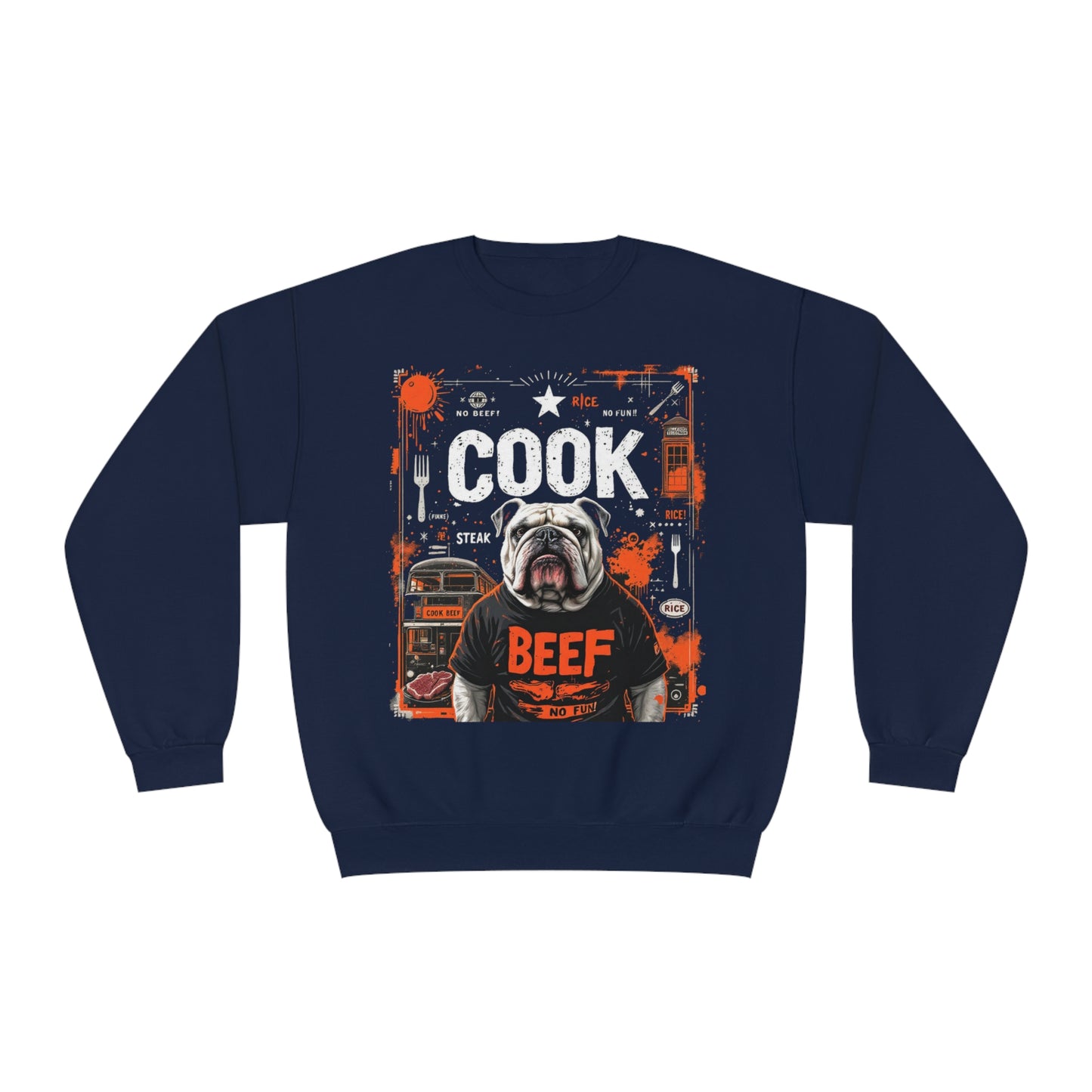 Cook beef Unisex NuBlend® Crewneck Sweatshirt - StyleMZ-Stylemz