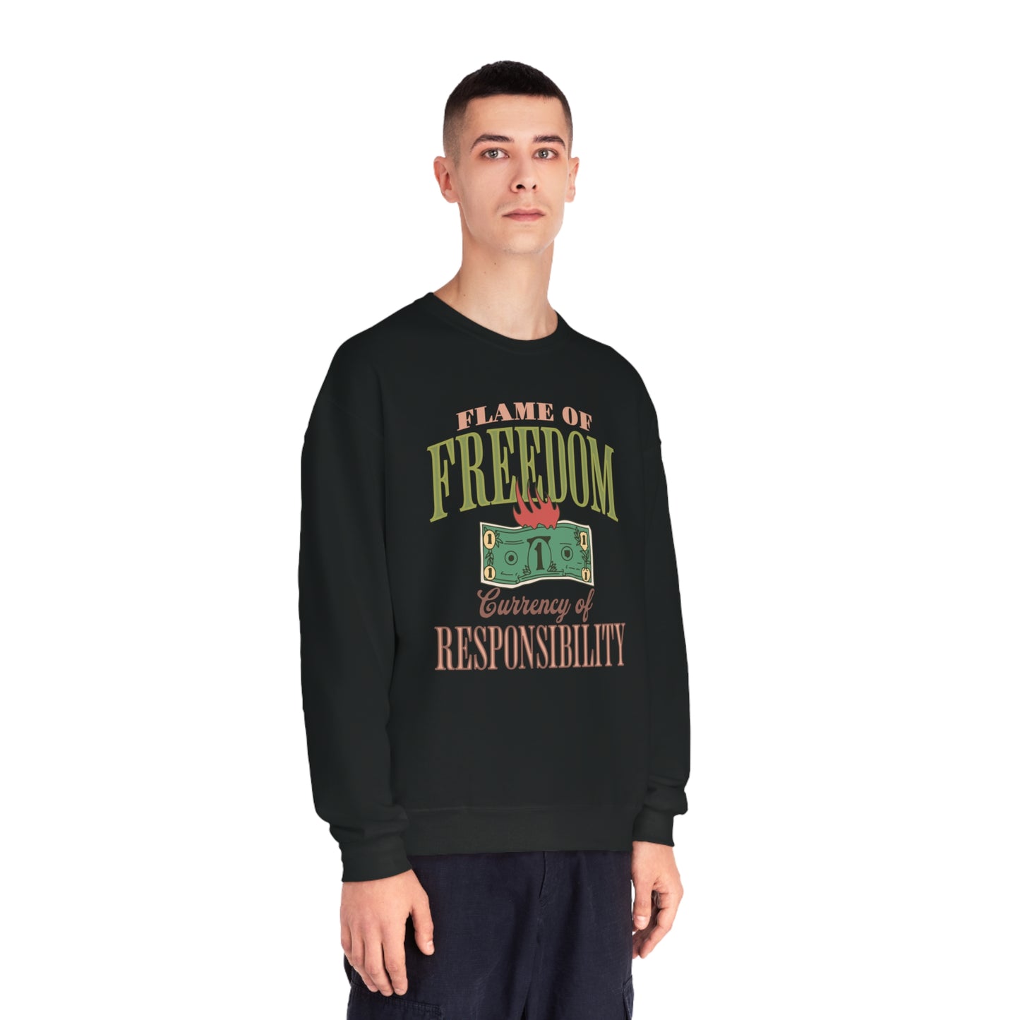 Korea - Currency of freedom Unisex NuBlend® Crewneck Sweatshirt - StyleMZ - Stylemz