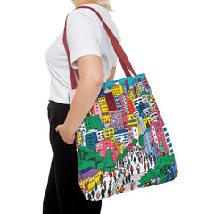 Korea -  Seoul's hill neighborhoods Tote Bag (AOP)  - StyleMZ