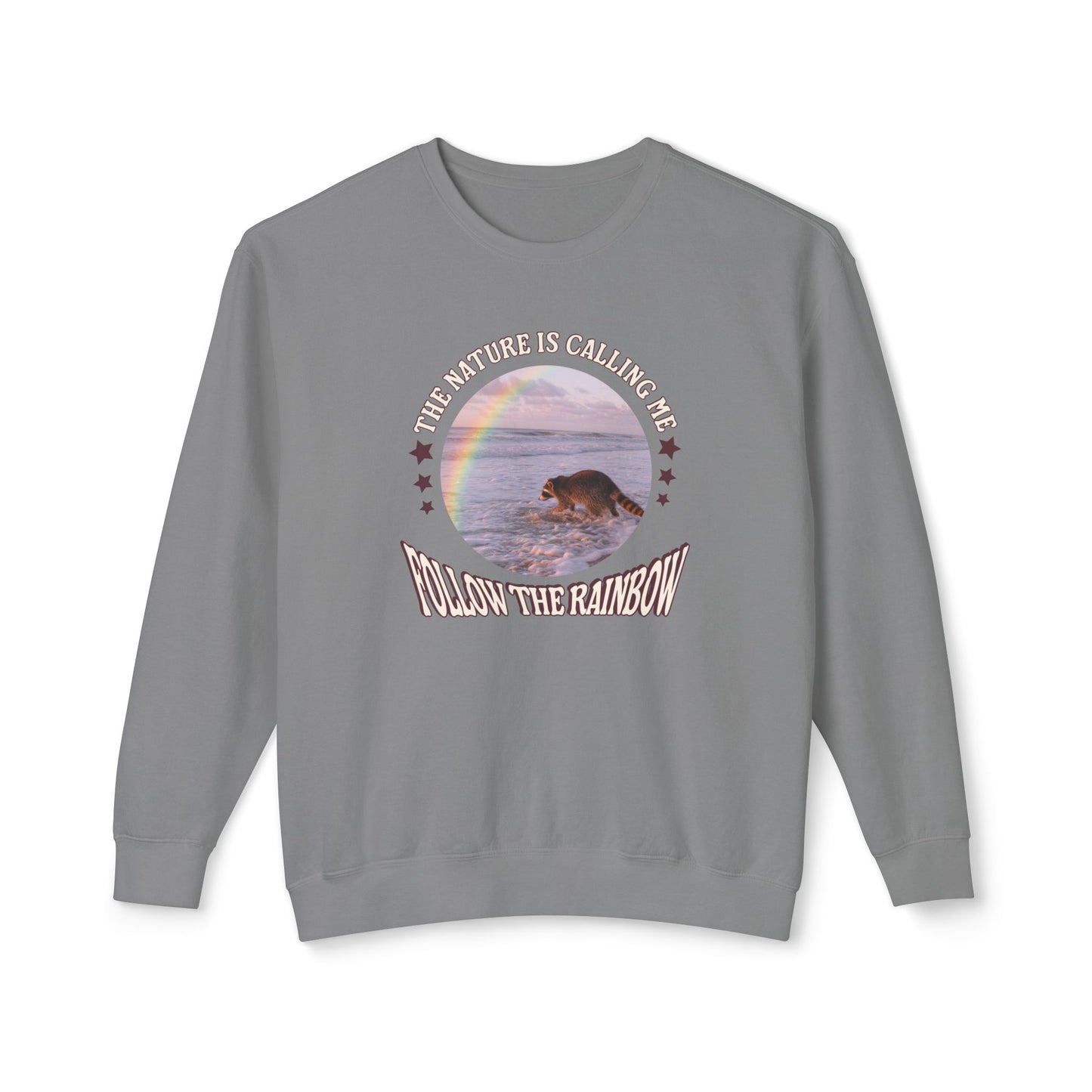 Korea -  Nature is calling me Unisex Lightweight Crewneck Sweatshirt  - StyleMZ