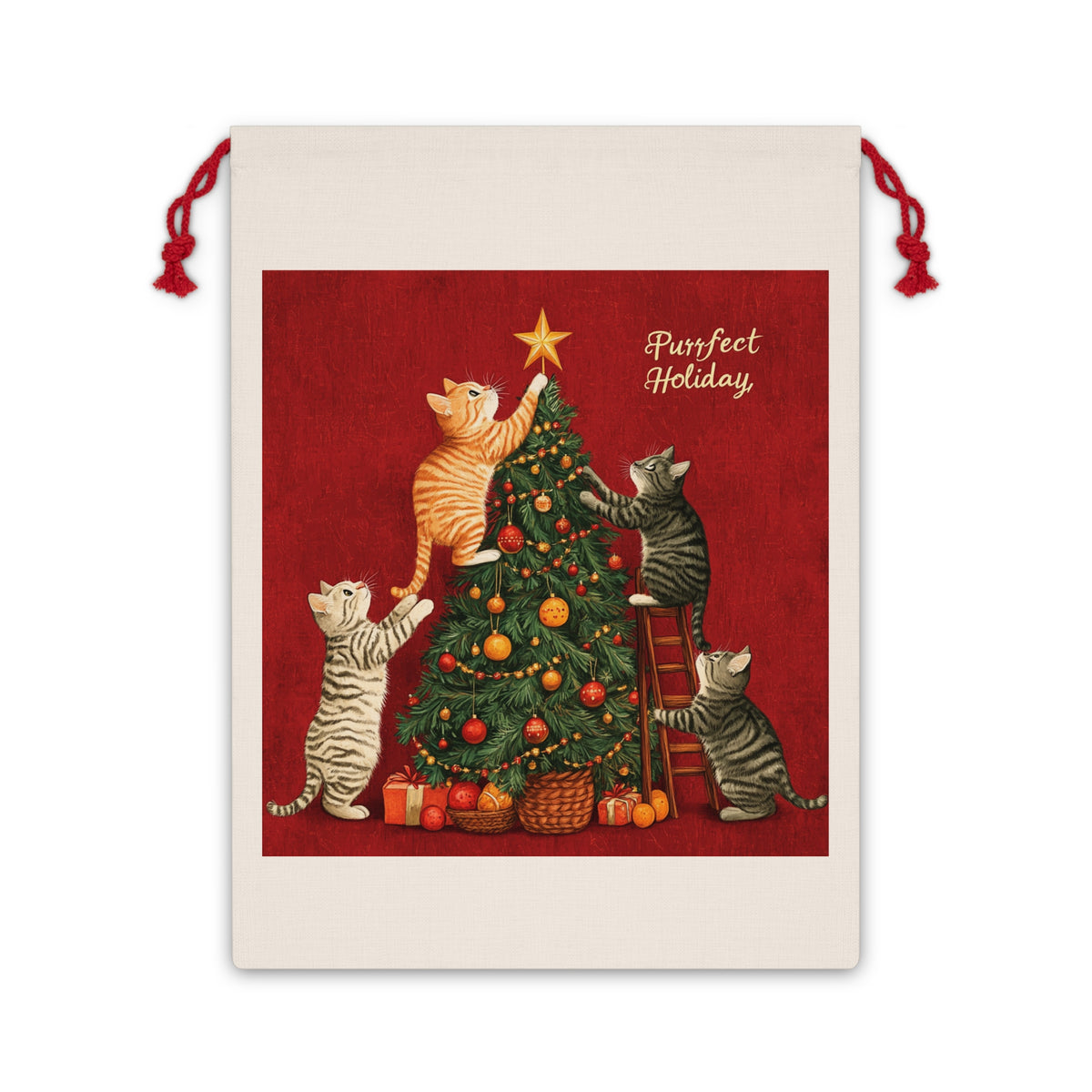 Purrfect holiday Gift Bag  - StyleMZ