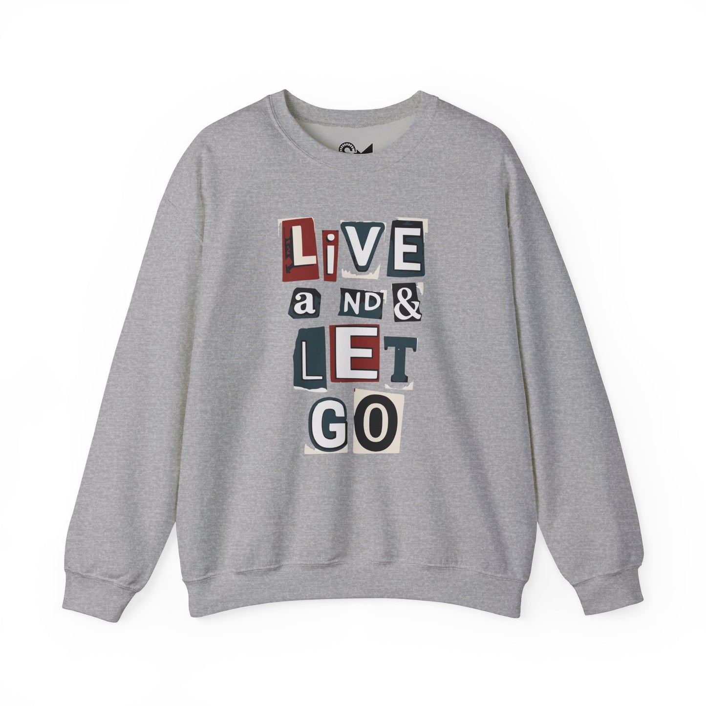 Live and let go Unisex Heavy Blend™ Crewneck Sweatshirt - StyleMZ