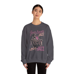 Love Jazz Unisex Heavy Blend™ Crewneck Sweatshirt  - StyleMZ