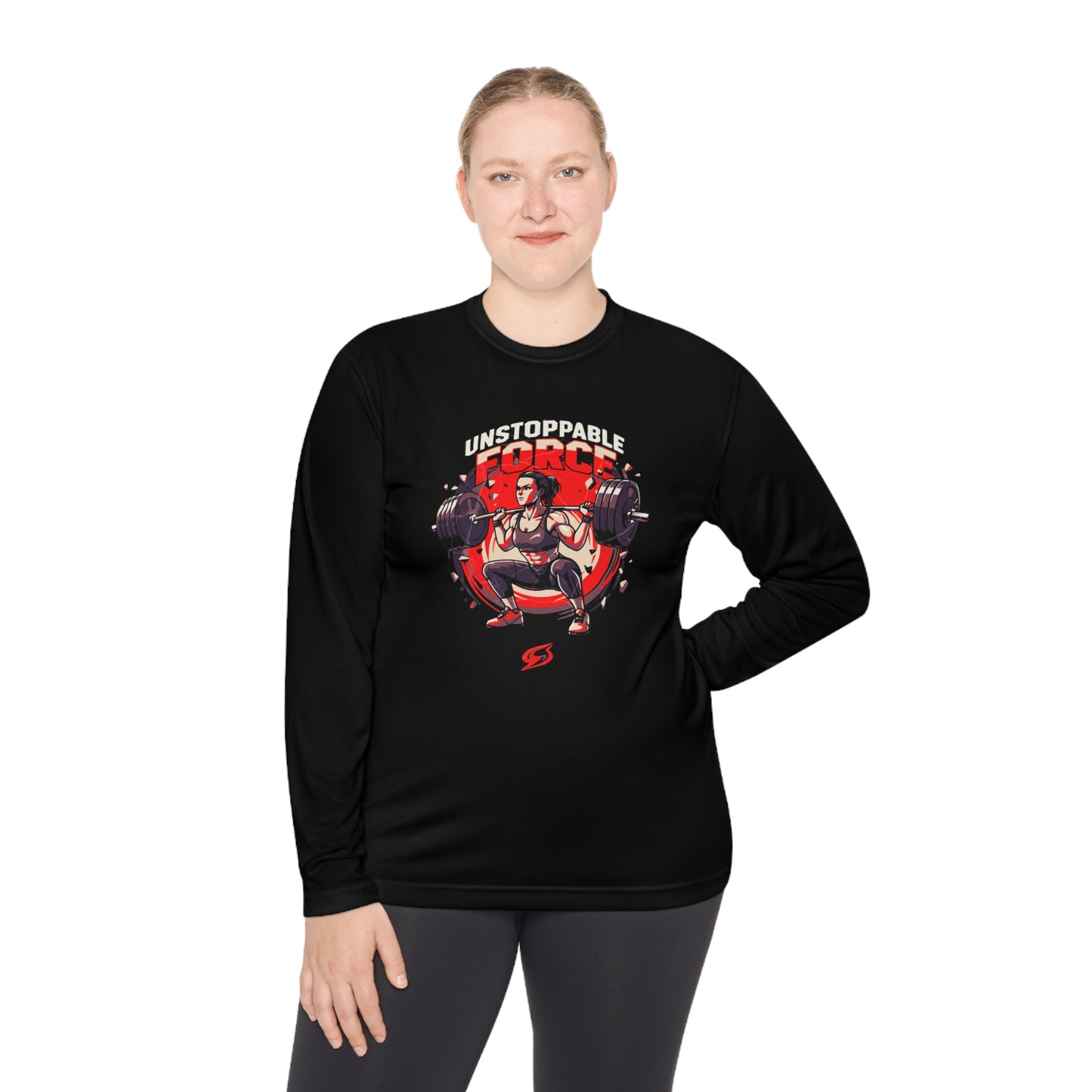 Unstoppable force Unisex Lightweight Long Sleeve Tee  - Korea  - StyleMZ