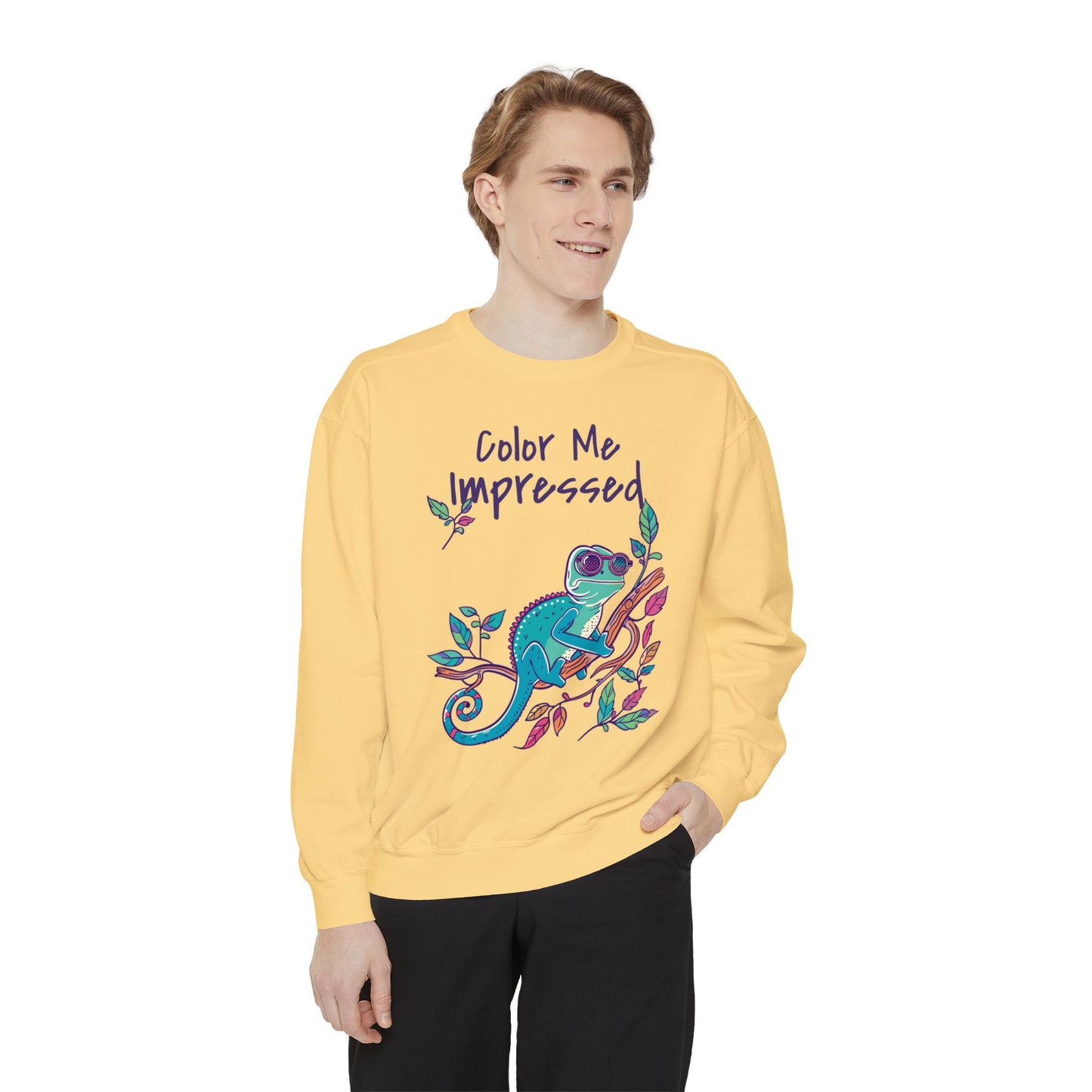 Korea -  Color Me Unisex Garment-Dyed Sweatshirt  - StyleMZ