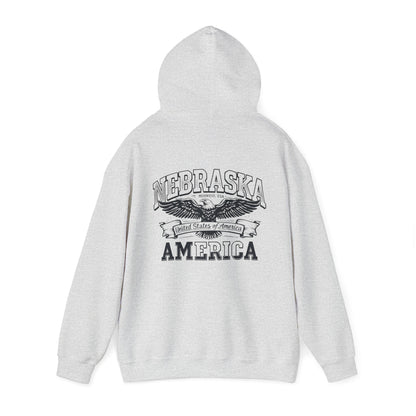 Nebraska Unisex Heavy Blend™ Hooded Sweatshirt - StyleMZ - Stylemz