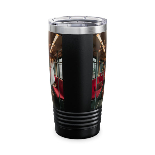 Korea -  Life is long strange trip Ringneck Tumbler, 20oz  - StyleMZ