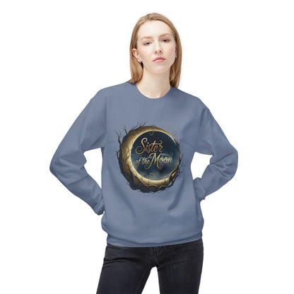 Sister of the moon Unisex Midweight Softstyle Fleece Crewneck Sweatshirt - StyleMZ - Stylemz