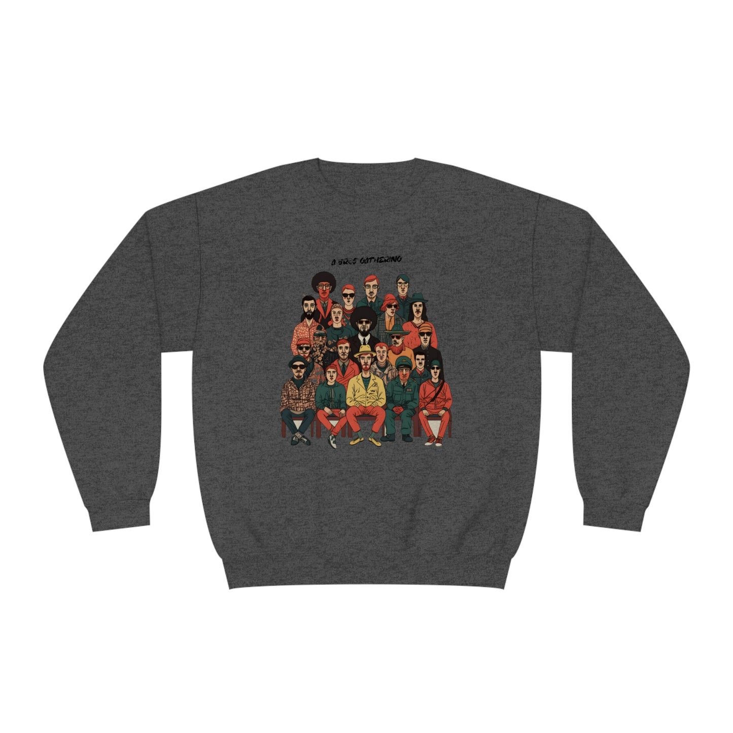 A bros gathering Unisex NuBlend® Crewneck Sweatshirt  - StyleMZ