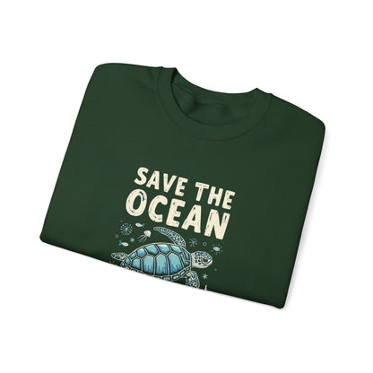 Korea -  Save the Ocean Unisex Heavy Blend™ Crewneck Sweatshirt  - StyleMZ