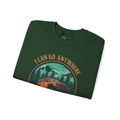 I can go anywhere Unisex Heavy Blend™ Crewneck Sweatshirt