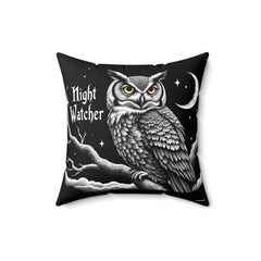 StyleMZ - Almohada cuadrada de poliéster hilado Night watcher - StyleMZ 