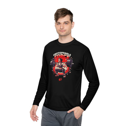 Unstoppable force Unisex Lightweight Long Sleeve Tee  - Korea  - StyleMZ