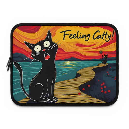 StyleMZ -  Feeling catty Laptop Sleeve  - StyleMZ