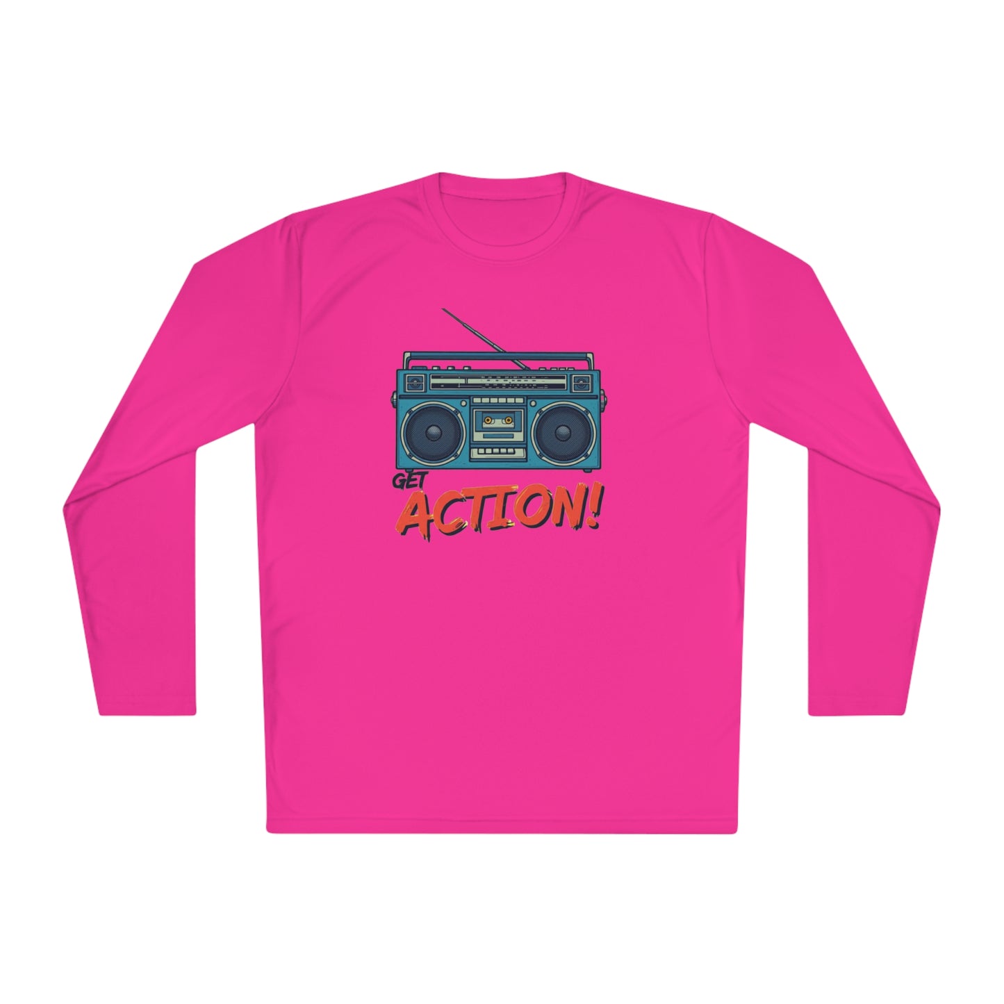 Korea -  Get action Unisex Lightweight Long Sleeve Tee  - StyleMZ