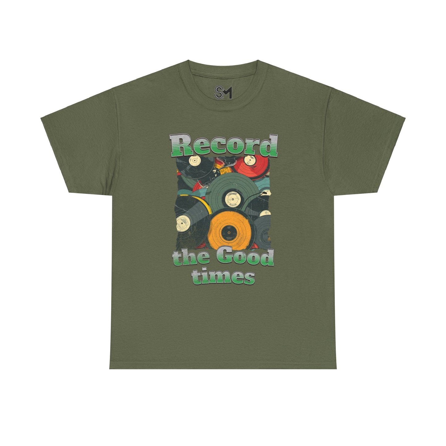 Record the good times Unisex Heavy Cotton Tee - StyleMZ