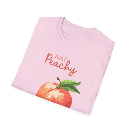 Just Peachy Unisex Softstyle T-Shirt - Summer Fruit Casual Tee